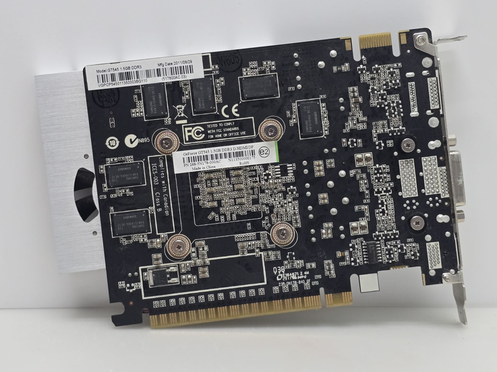 Видеокарта NVIDIA GT 545 1.5GB PCI-E - фото фото фото 2