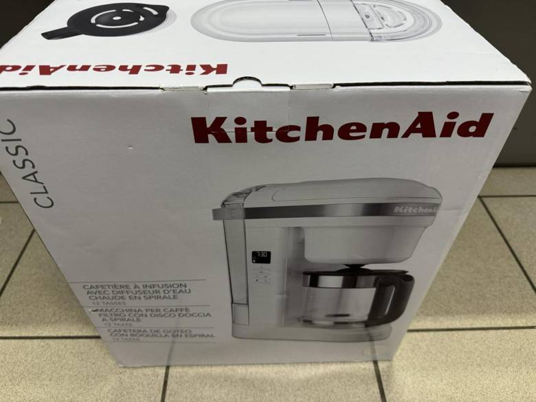Кавоварка крапельна KitchenAid 5KCM1208EWH біла НОВА ! - фото фото фото 2