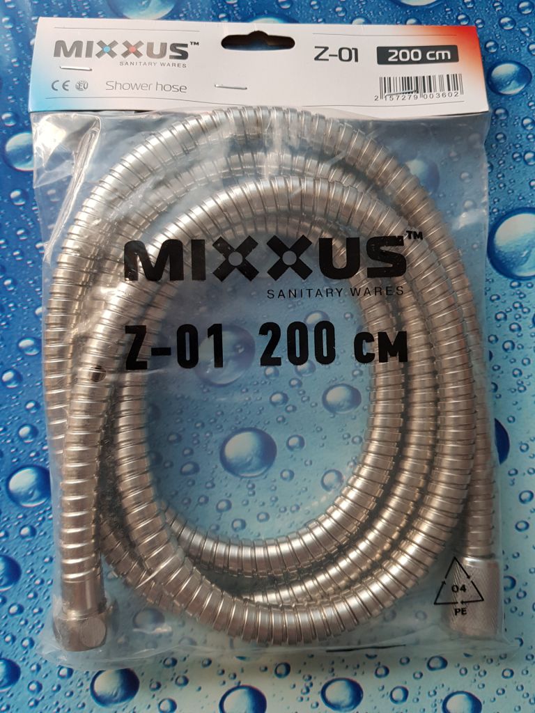 Шланг для душа  MIXXUS Chr.Z-01      (200 см) - фото фото фото 0