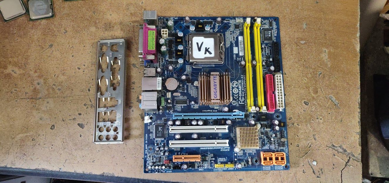 Мат. плата Gigabyte GA-G31MX-S2 rev1.0 LGA775 G31 PCI-E+SVGA+GbLAN SATA MicroATX 2DDR2 № K222705 - фото фото фото 0