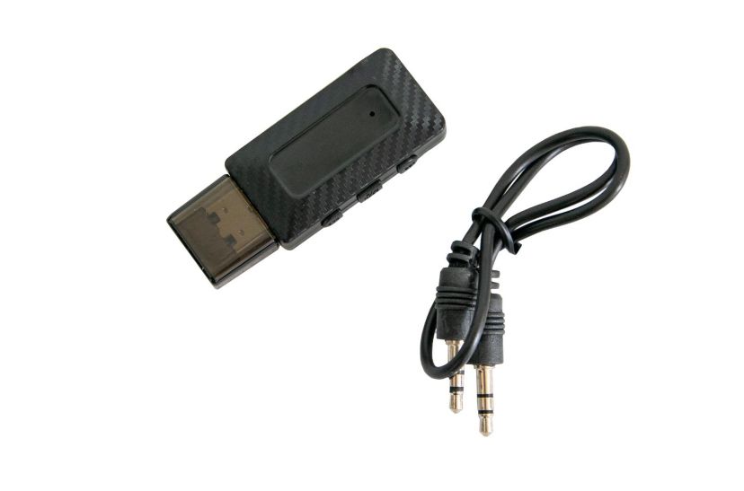 Адаптер Bluetooth в машину Receiver AUX BT5.3 Black - фото фото фото 2