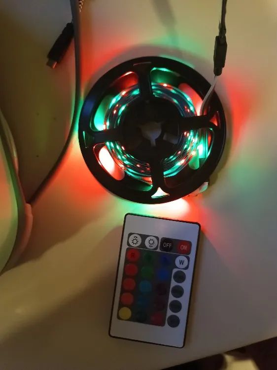Светодиодная лента 5 В SMD 2835 USB RGB 3 м APP Control Bluetooth - фото фото фото 6
