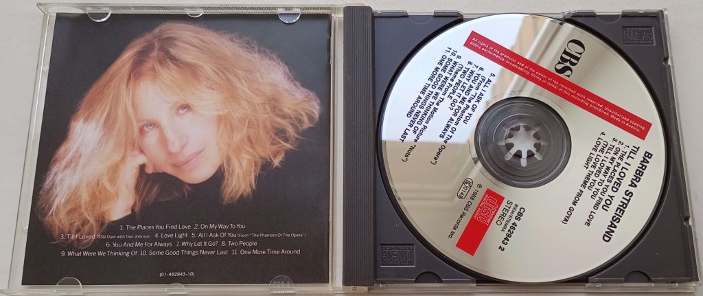 BARBRA STREISAND Till I Loved You CD  CD Europe - фото фото фото 1
