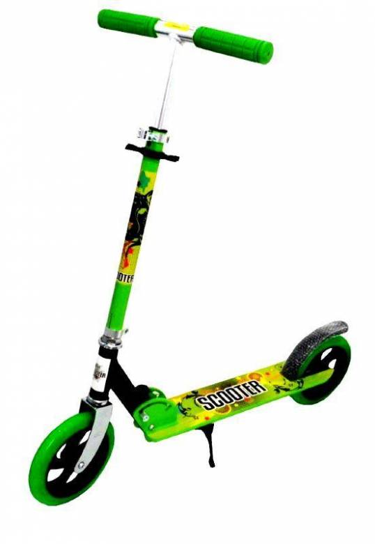 Двухколесный самокат Складной Scooter 460 Green (909184801) - фото фото фото 1
