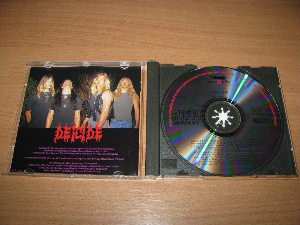 DEICIDE - Deicide S/T     (1990 Roadracer Germany) - фото фото фото 1