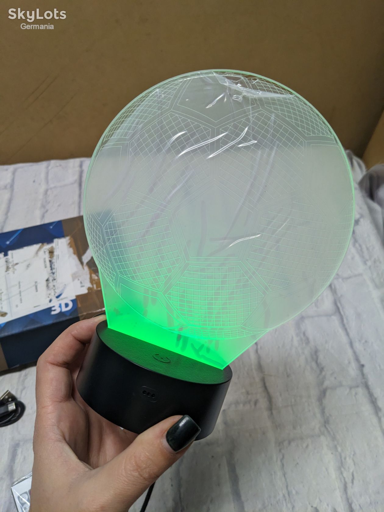 5479 3D LED-нічник у формі футбольного м'яча - фото фото фото 5