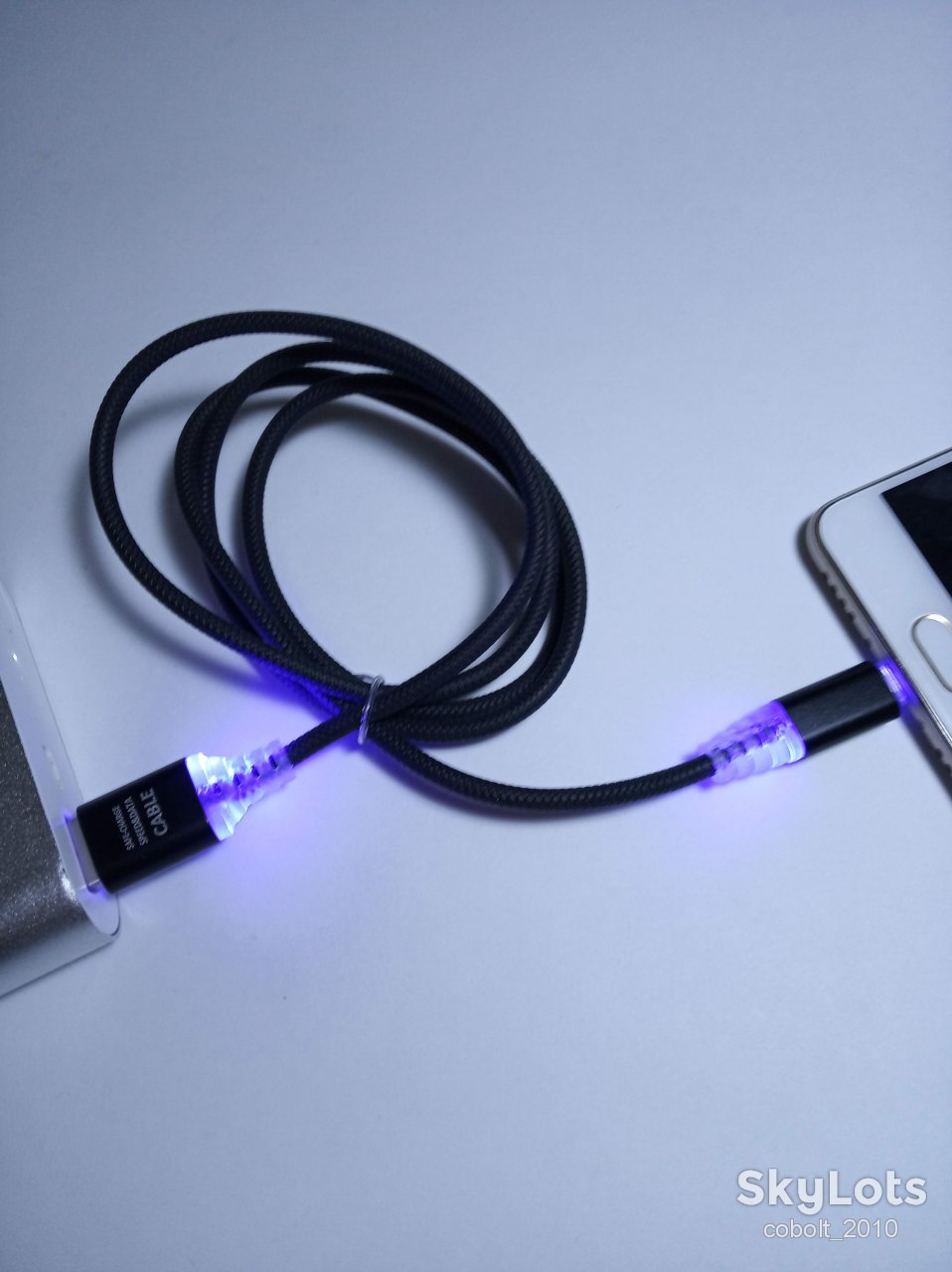Шнур для мобильного LED USB-USB micro кабель - фото фото фото 6