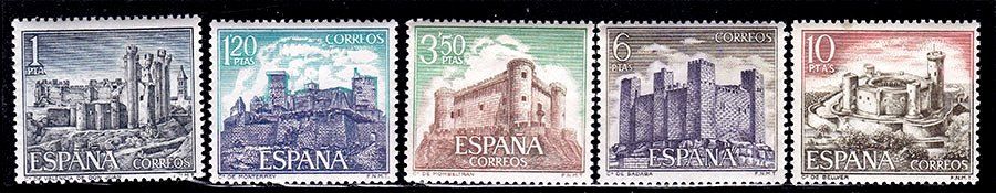 EU  Испания  1970 г MNH  - замки - фото фото фото 0