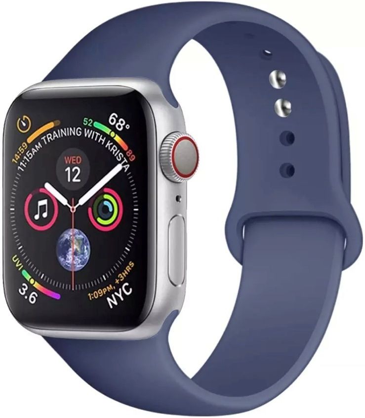 Силиконовый браслет для Apple Watch 38mm / 40mm #57 - фото фото фото 0