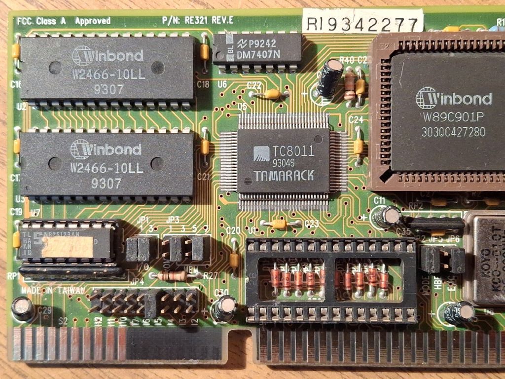 Сетевая карта ISA Ethernet card   (#02) - фото фото фото 1