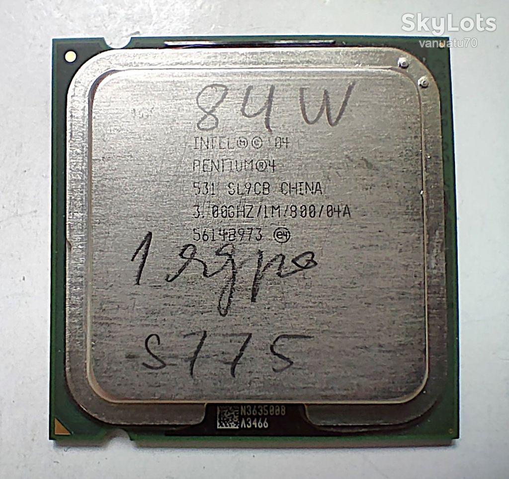 Процесор Intel Pentium 4 531 3.00 GHz / 1M / 800 SL9CB s775, tray - фото фото фото 0