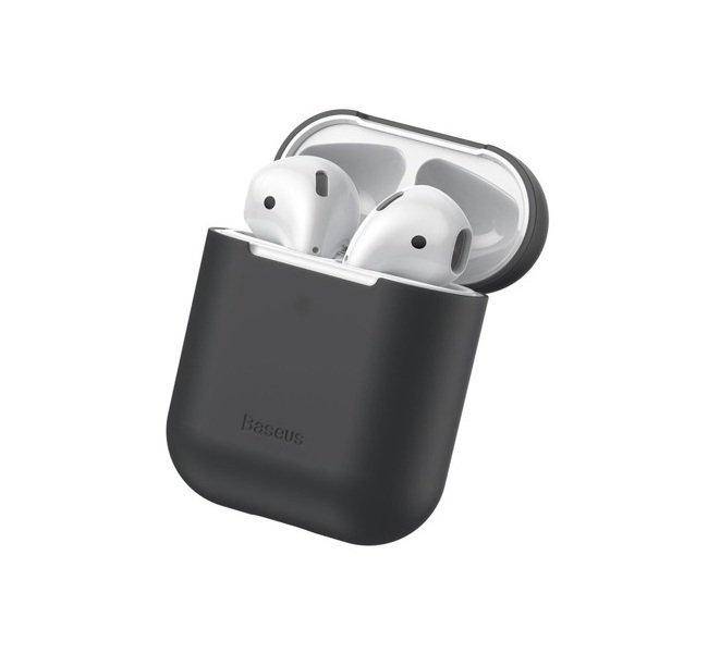 Чехол Baseus для наушников AirPods Черный (WIAPPOD-BZ01) - фото фото фото 0