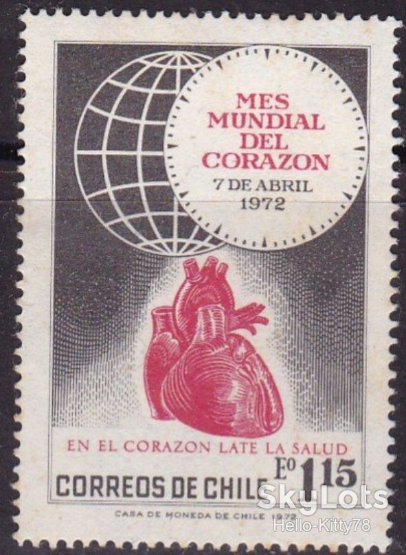 Чили 1972 медицина Mi 771 MNH - фото фото фото 0