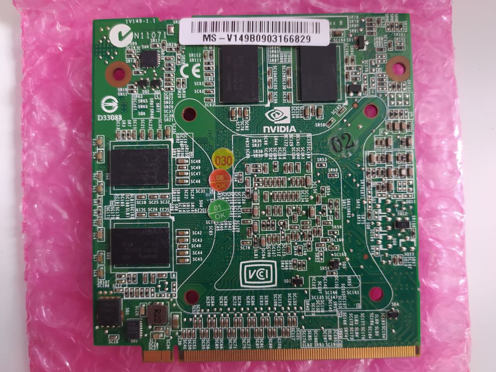 Видеокарта для ноутбука Nvidia Gforse 9500m, 1gb, MXMll - фото фото фото 2