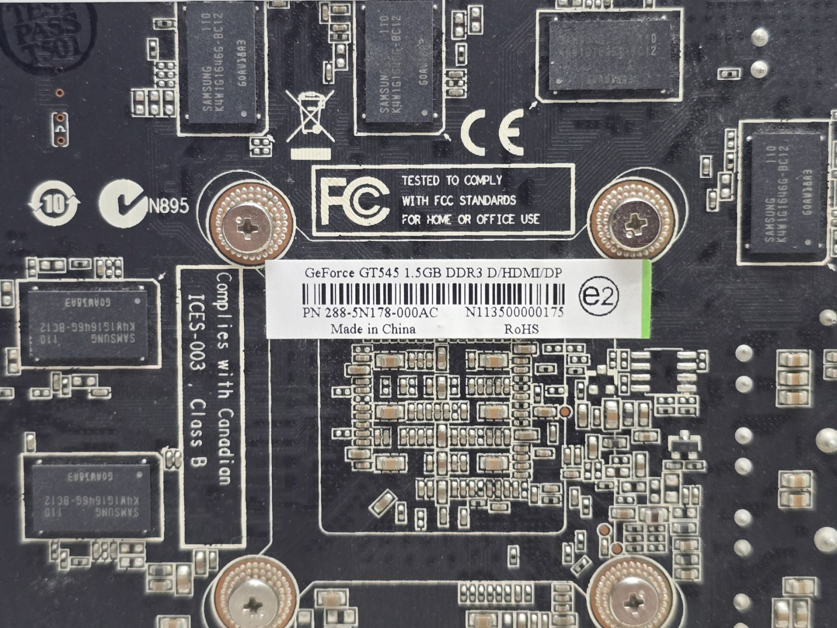 Видеокарта NVIDIA GT 545 1.5GB PCI-E - фото фото фото 3