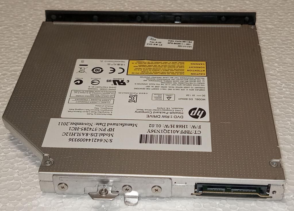 DVD-RW привод з ноутбука HP ProBook 6460b 6465b DS-8A5LH12C 574285-HC1 - фото фото фото 1