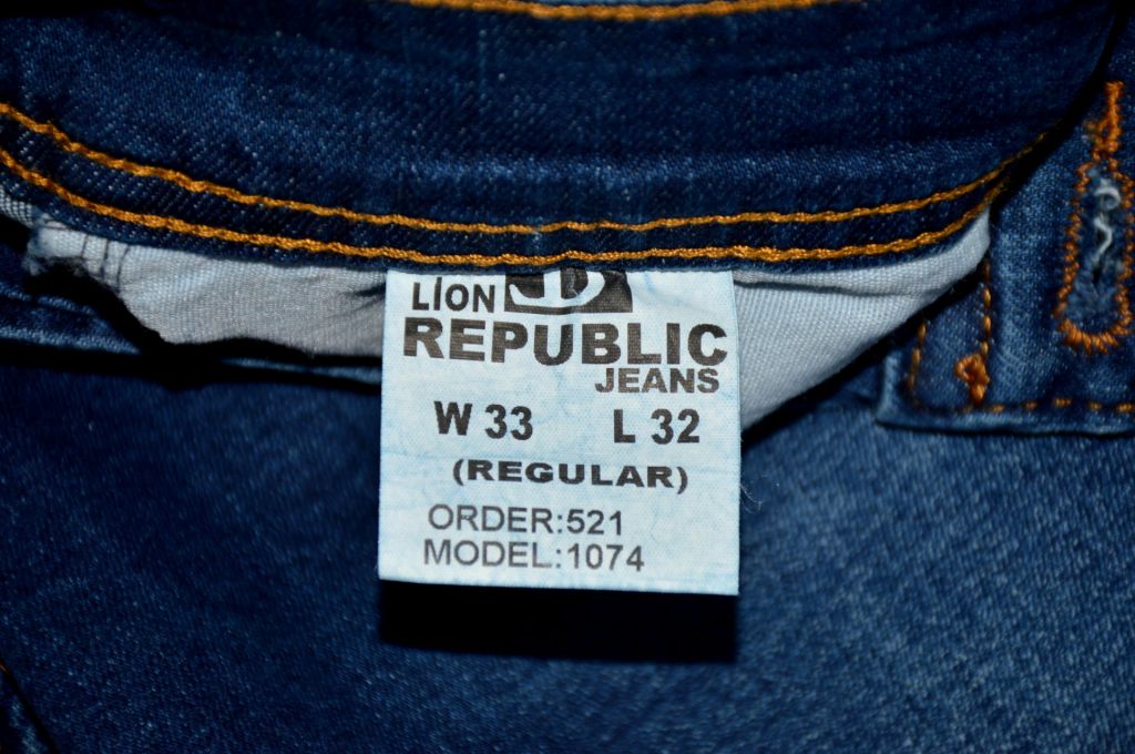 Джинси LION REPUBLIC original W33 L32 сток F14.10 - фото фото фото 7