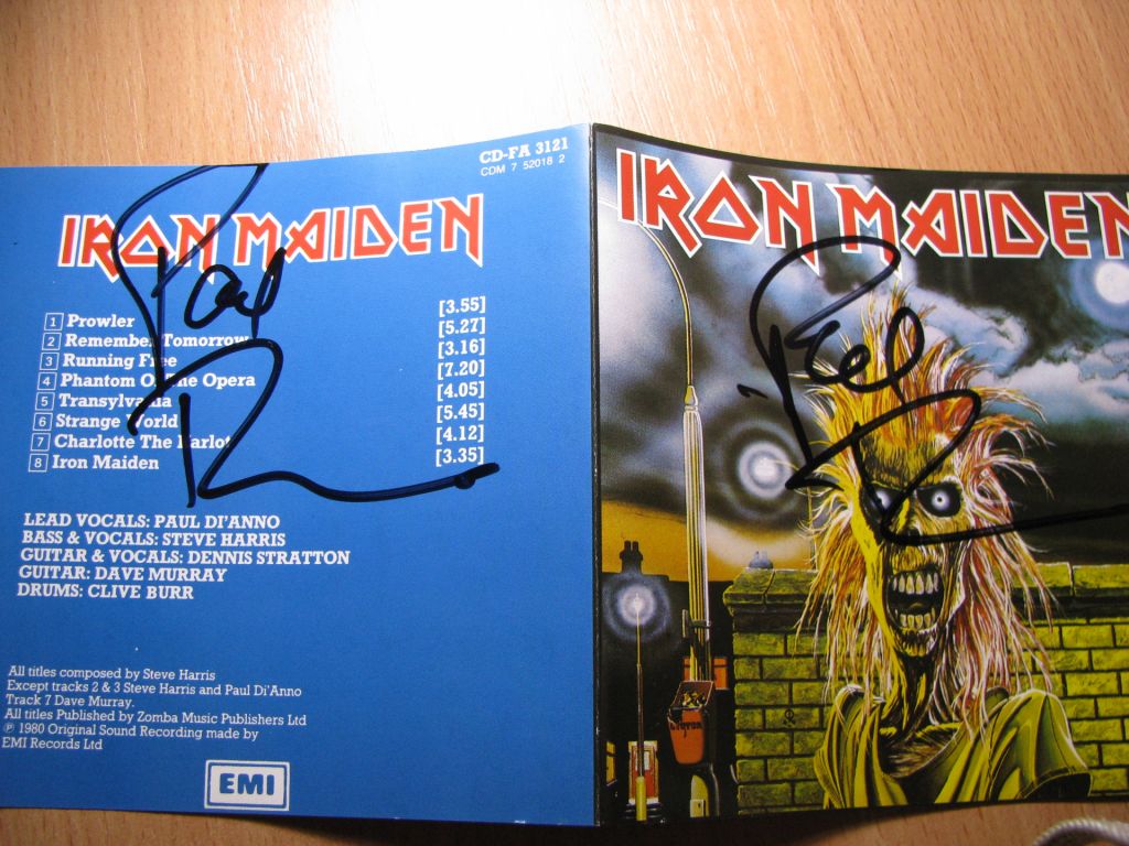 IRON MAIDEN - Iron Maiden      (1980 EMI 1st press,W.Germany) SIGNED - фото фото фото 2