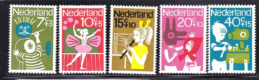 Нидерланды  1964 г  MNH  - дети - фото фото фото 0