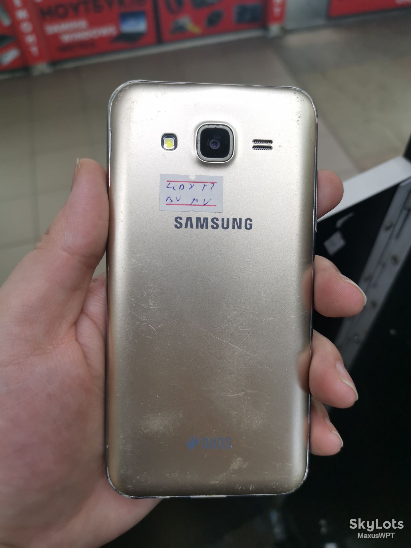 #415 Sklad Samsung  J500 gold white stick - фото фото фото 1