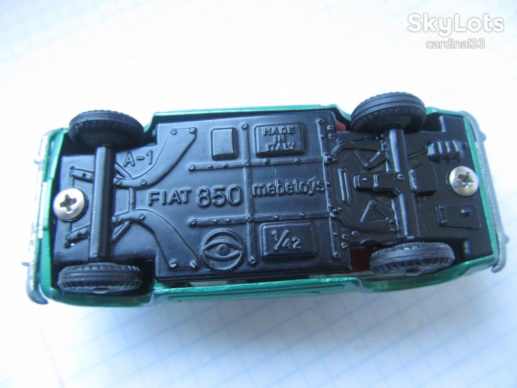 Fiat 850 Mebetoys 1:43. Рарик - фото фото фото 5