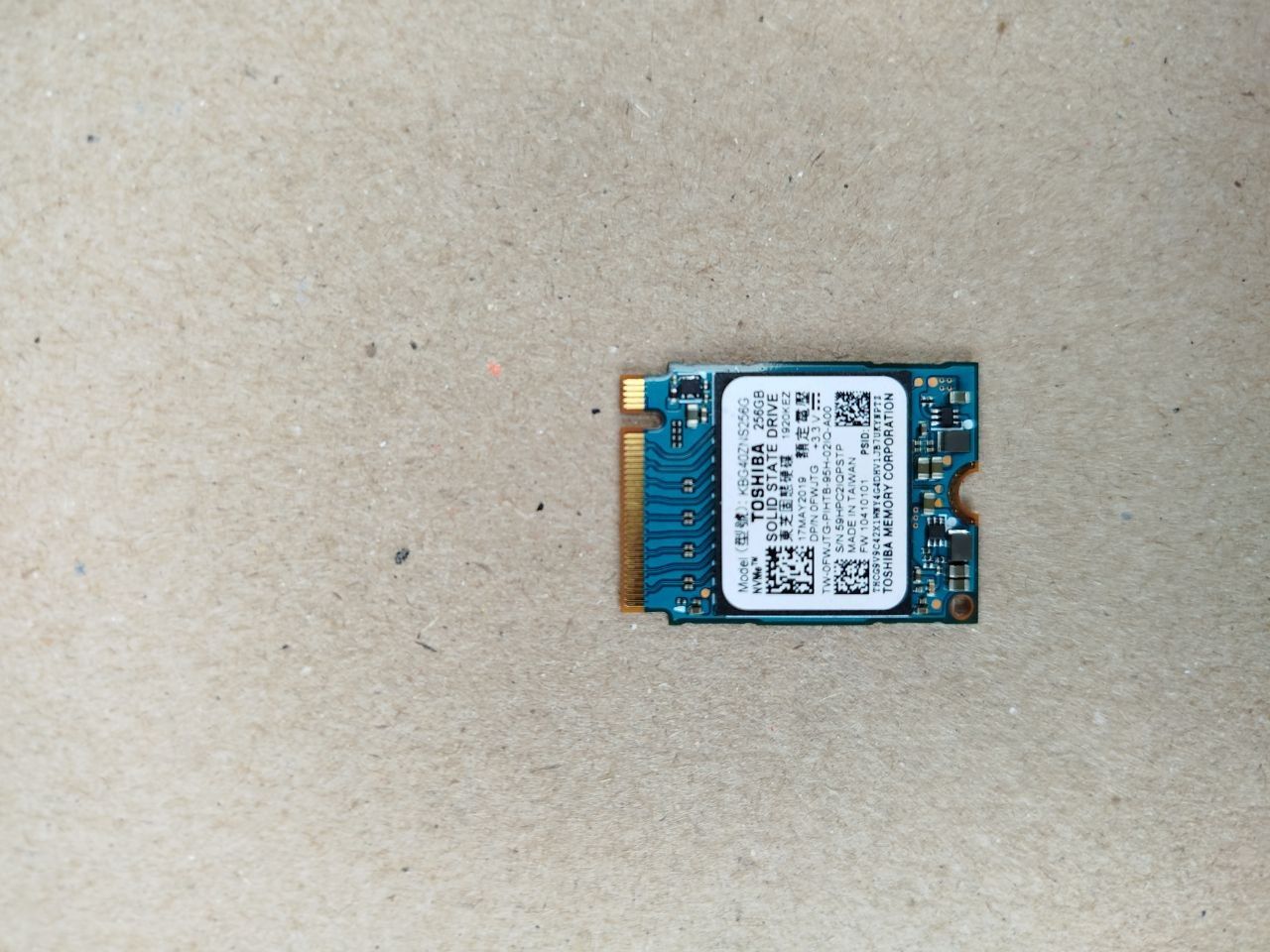 SSD M.2 Диск TOSHIBA KBG40ZNS256G NVMe  (256GB) з 1грн! - фото фото фото 0