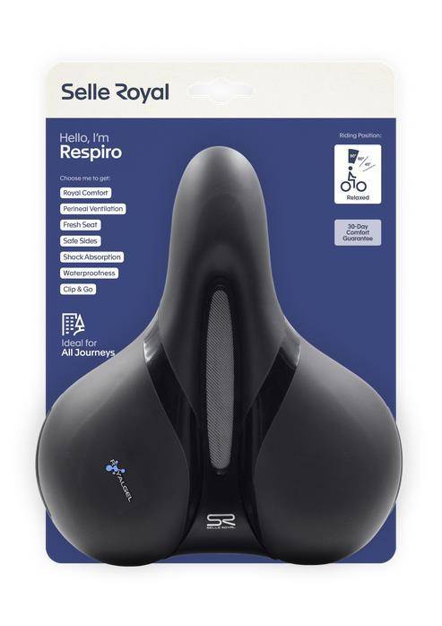 Седло Selle Royal Respiro Relaxed UNISEX черный (SIS532) - фото фото фото 4