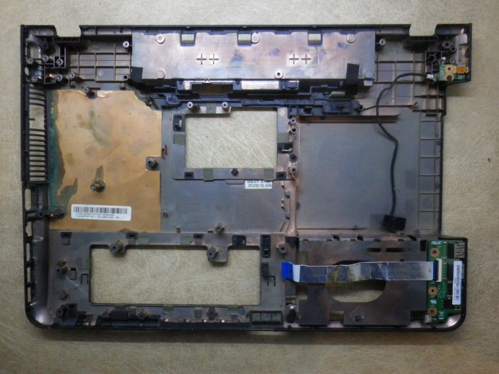 Б/У Корпус низ без сервісної кришки на ASUS N55S8 - фото фото фото 1