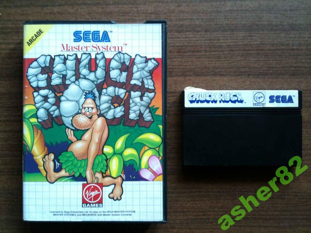 Игра на Sega Master System "Chuck Rock"       (PAL) - фото фото фото 0