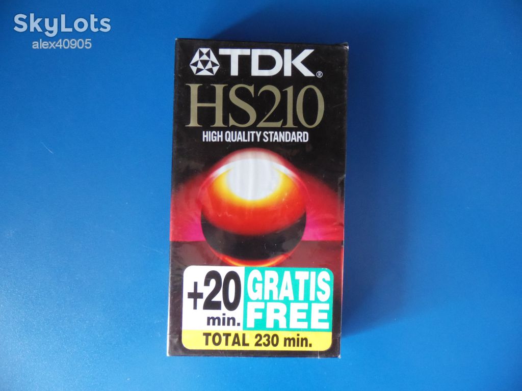 Кассета VHS TDK HS210 - фото фото фото 0