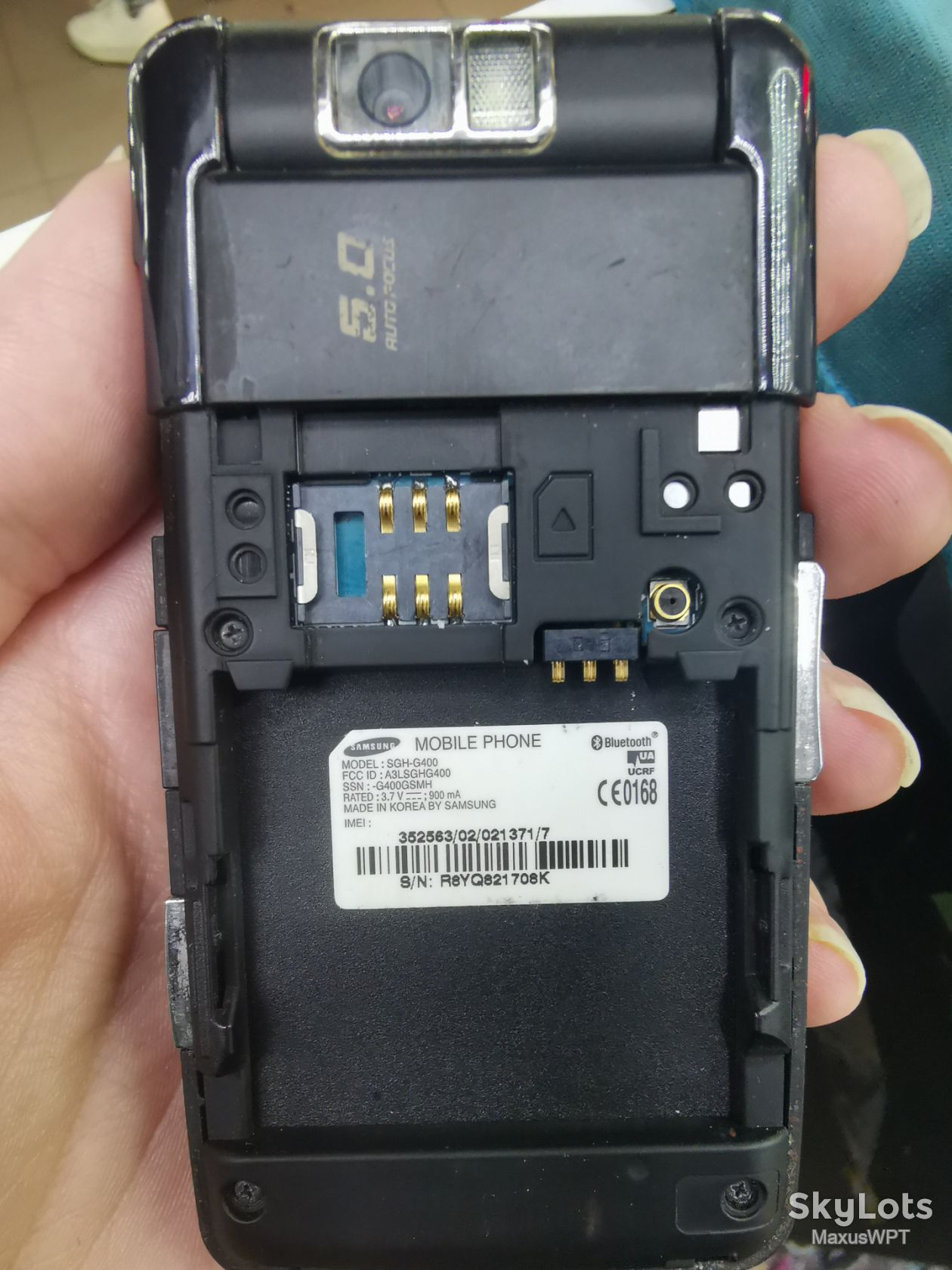 #2248 sklad Samsung sgh G400 dark blue - фото фото фото 5