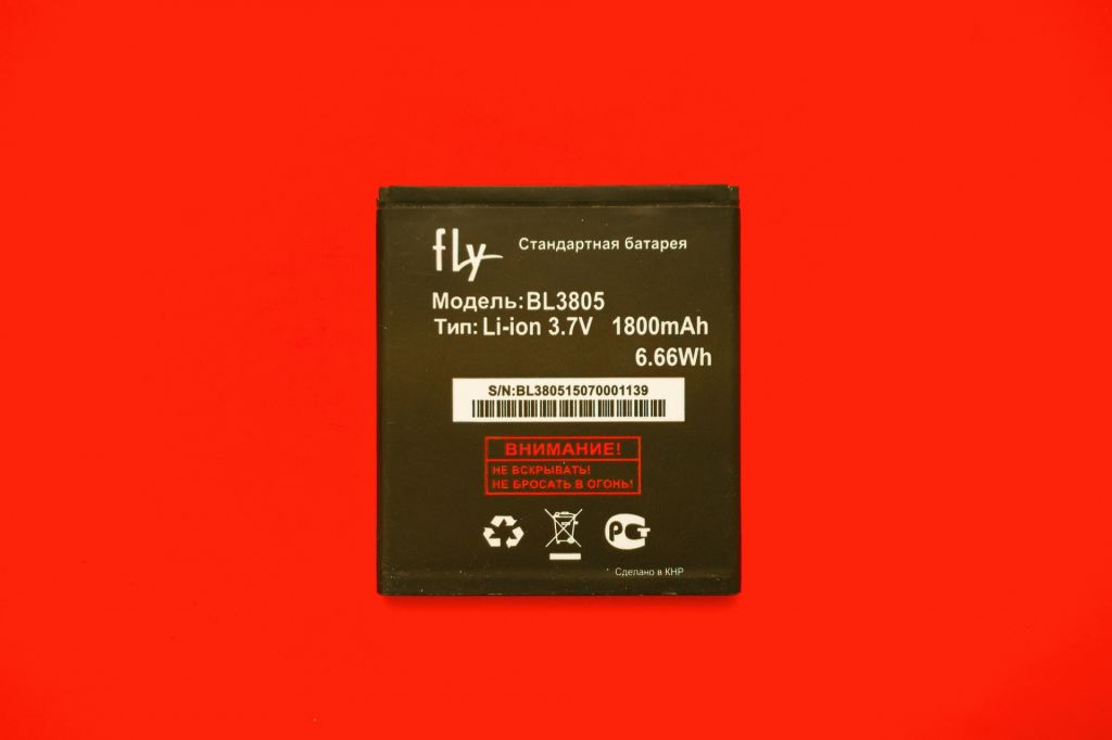Аккумулятор Оригинал акб Fly IQ4404 BL3805 1750 mAh - фото фото фото 0