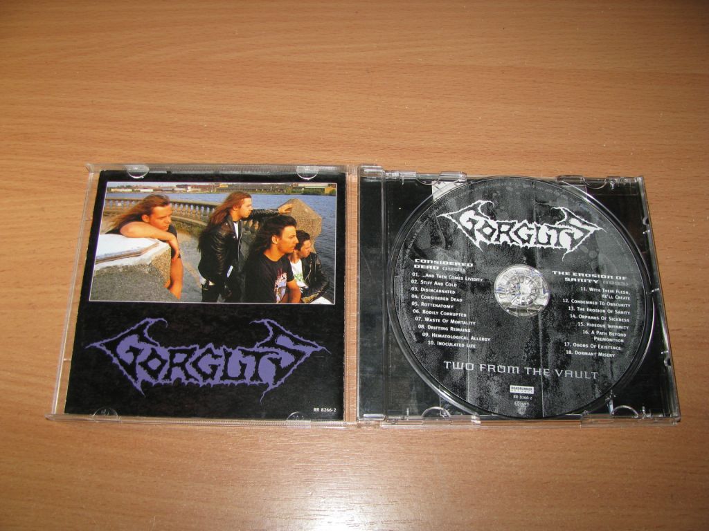 GORGUTS - Considered Dead / The Erosion Of Sanity  (2004 Roadrunner) - фото фото фото 1