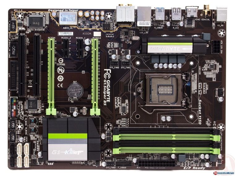 Gigabyte G1.Sniper B5       (s1150, Intel B85, PCI-Ex16) - фото фото фото 0