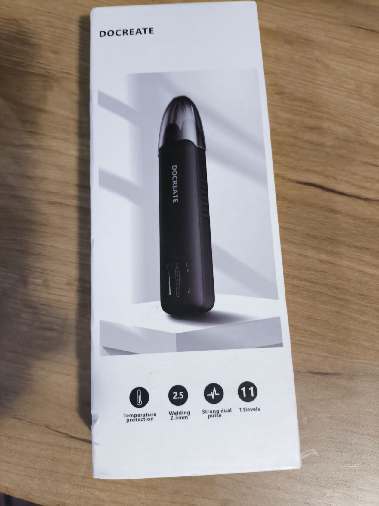 Портативний акумуляторний апарат для точкового зварювання DOCREATE        (11 рівнів потужності) - фото фото фото 2