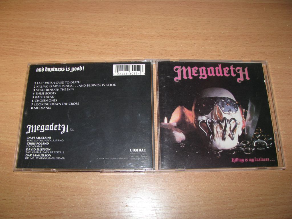 MEGADETH - Killing Is My Business  (1986 Combat 1st press,Japan) - фото фото фото 0