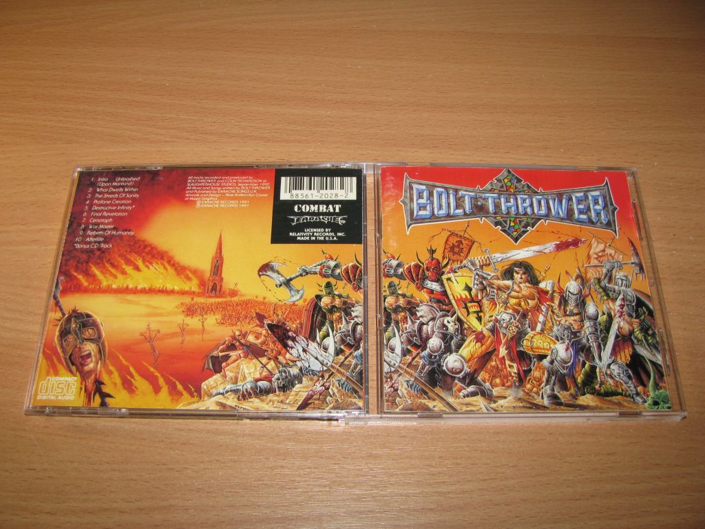 BOLT THROWER - Warmaster   (1991 Combat 1st press,USA) - фото фото фото 0