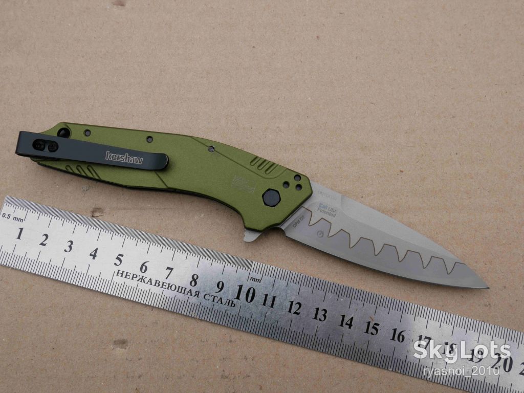 Kersh Dividend 1812OLCB, D2, Aluminum, Replica, Assisted SpeedSafe®, OEM, EDC, Liner Lock - фото фото фото 4