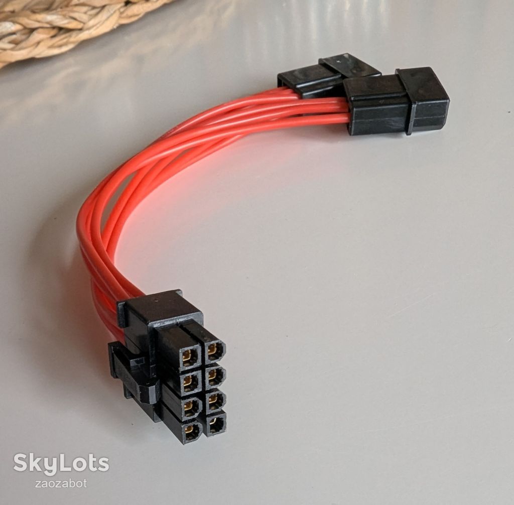 Кабель живлення для відеокарти 2xMolex - 8pin - фото фото фото 2