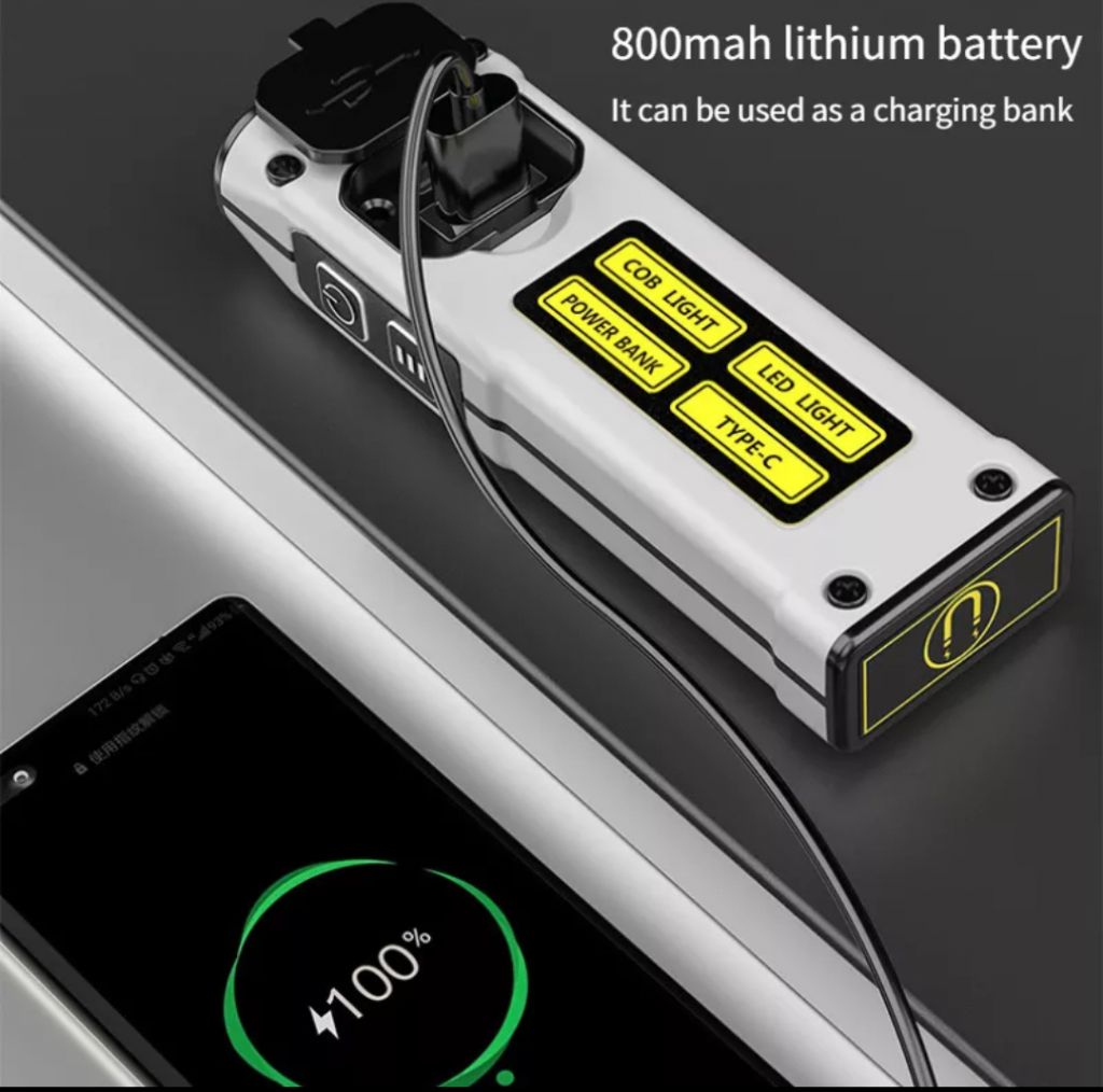Ліхтарик багатофункціональний/power bank. - фото фото фото 2