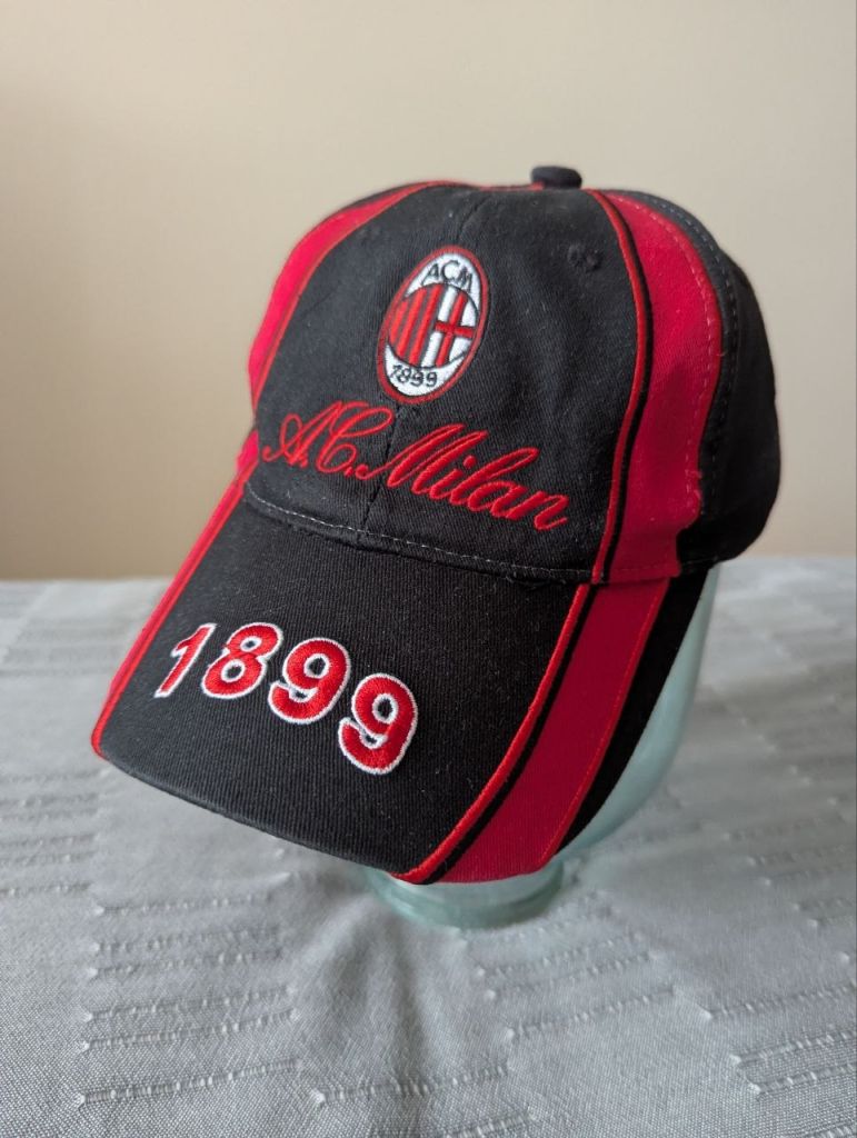 Винтажная Кепка AC Milan 2000-х годов      (One Size). - фото фото фото 1