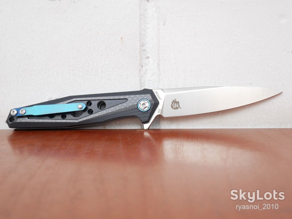 Jungle Edge JR3347-G10&amp;Carbon, D2 Satin, Slip joint, Tactical Outdoor, Yangjiang Explosion Models - фото фото фото 12