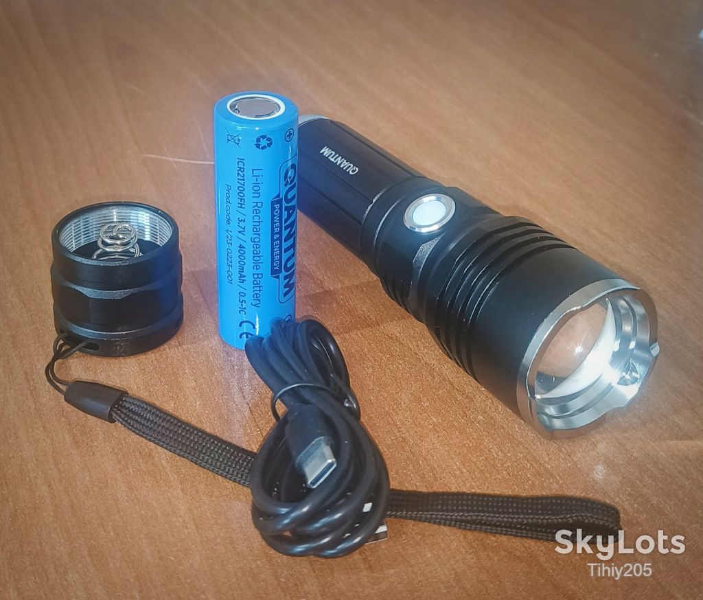 Ліхтар Quantum Solid-H 10W LED з USB-C+Li-ion21700/4000mAh - фото фото фото 1