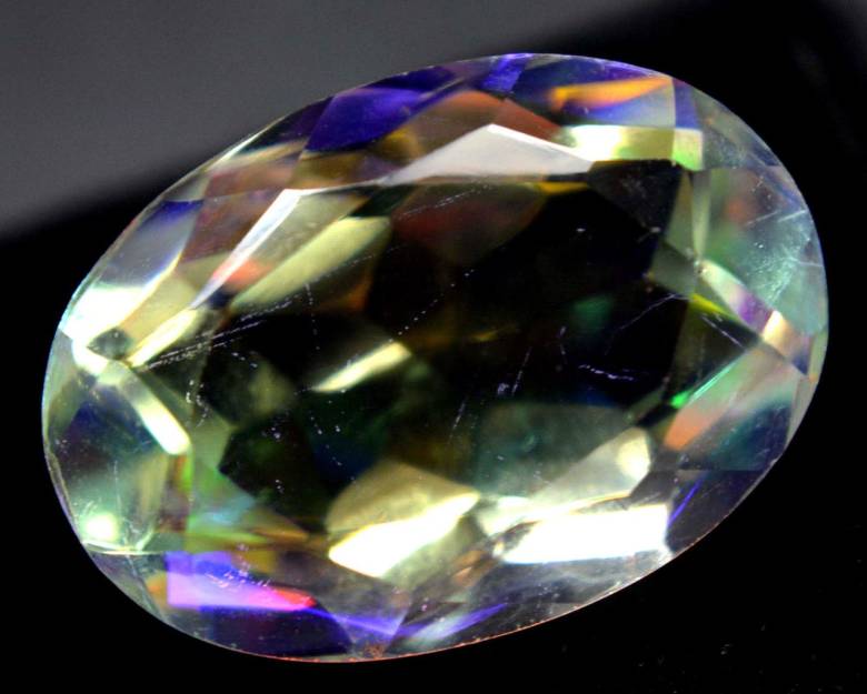 Радужный кварц   23.45 Ct Сертификат - фото фото фото 0