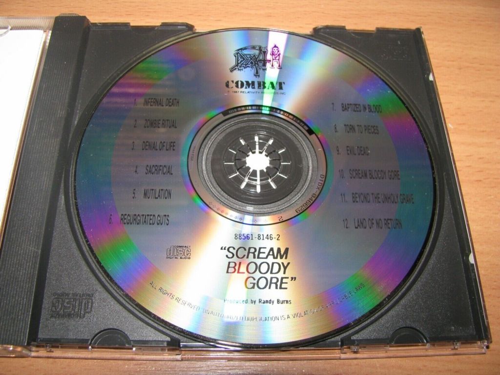 DEATH ‎– Scream Bloody Gore     (1988 Combat USA) - фото фото фото 3