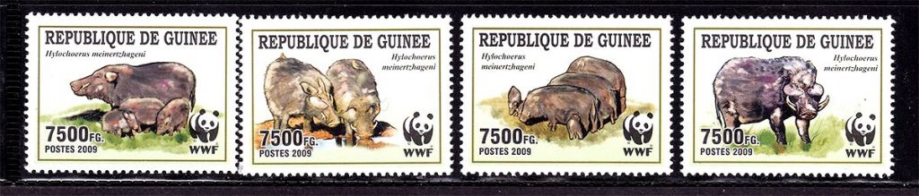 Фауна . Гвинея 1989 г MNH - серия - фото фото фото 0