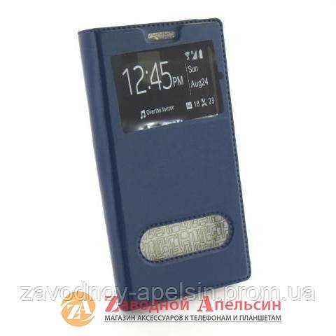 Чехол книжка Lenovo A328 Flip smart blue - фото фото фото 0