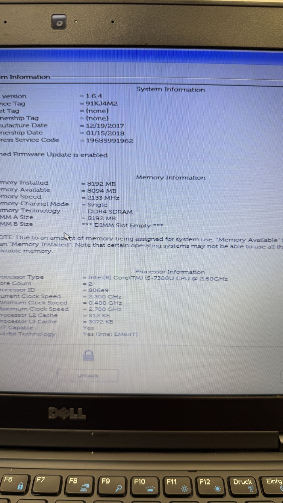 Ноутбук DELL 5480 Intel Core i5-7300U DDR4-8GB   ID 00344 - фото фото фото 6