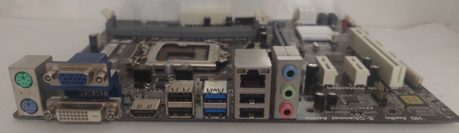 Материнська плата ECS H81H3-M3 V1.0 /Socket 1150/MicroATX/2 x DDR3/  б/в - фото фото фото 1