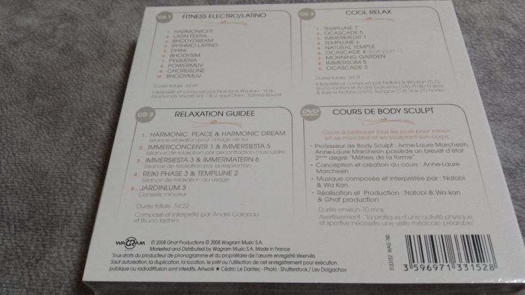 3 cd + dvd запечатанный фирменный сборник музыки для тренировок - фото фото фото 1